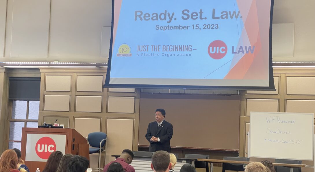 Justice Jesse Reyes at Ready. Set. Law!