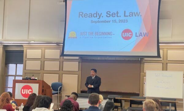 Justice Jesse Reyes at Ready. Set. Law!